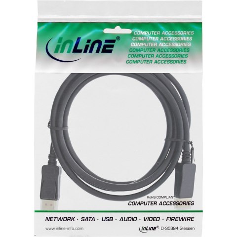 InLine 17205P kabel DisplayPort 5 m Czarny