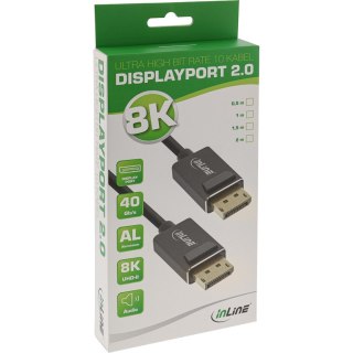 InLine DisplayPort 2.0, 8K4K UHBR, - 3m