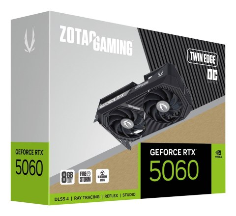 Karta graficzna ZOTAC GAMING GeForce RTX 5060 TWIN EDGE OC 8GB Karta graficzna ZOTAC GAMING GeForce RTX 5060 TWIN EDGE OC 8GB