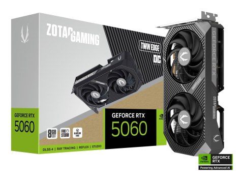 Karta graficzna ZOTAC GAMING GeForce RTX 5060 TWIN EDGE OC 8GB Karta graficzna ZOTAC GAMING GeForce RTX 5060 TWIN EDGE OC 8GB