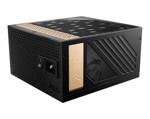 MSI MEG AI1300P PCIE5 moduł zasilaczy 1300 W 24-pin ATX ATX Czarny MSI MEG AI1300P PCIE5 moduł zasilaczy 1300 W 24-pin ATX ATX Czarny
