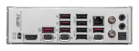 MSI MPG X870E EDGE TI WIFI płyta główna AMD X870E Gniazdo AM5 ATX MSI MPG X870E EDGE TI WIFI płyta główna AMD X870E Gniazdo AM5 ATX