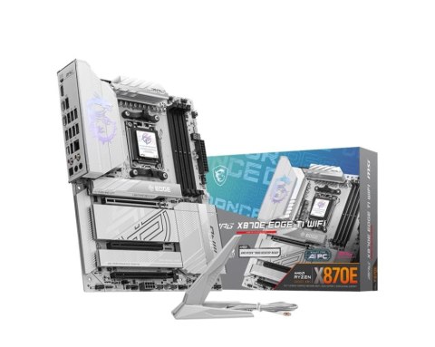 MSI MPG X870E EDGE TI WIFI płyta główna AMD X870E Gniazdo AM5 ATX MSI MPG X870E EDGE TI WIFI płyta główna AMD X870E Gniazdo AM5 ATX