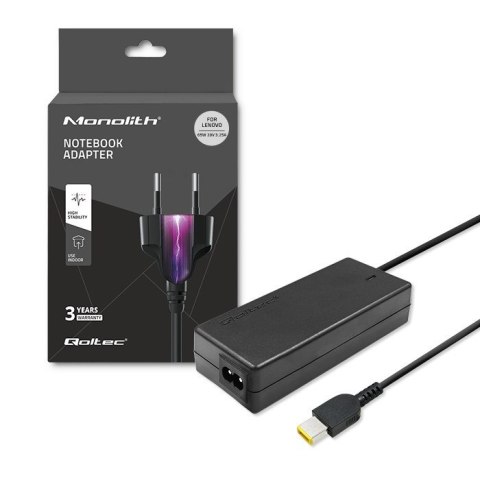 Qoltec 50053 adapter zasilający/ inwentor Wewnętrzna 65 W Czarny Qoltec 50053 adapter zasilający/ inwentor Wewnętrzna 65 W Czarny