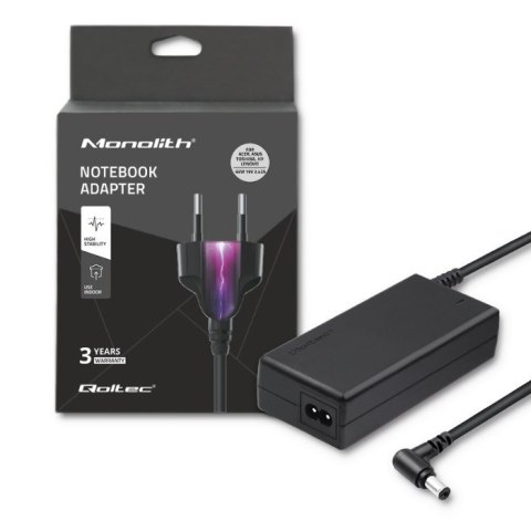 Qoltec 50068 adapter zasilający/ inwentor Wewnętrzna 65 W Czarny Qoltec 50068 adapter zasilający/ inwentor Wewnętrzna 65 W Czarny