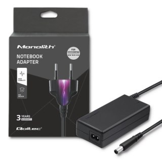 Qoltec 50069 adapter zasilający/ inwentor 65 W Czarny