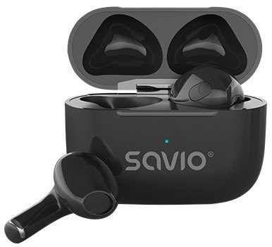 SAVIO SŁUCHAWKI BEZPRZEWODOWE BLUETOOTH TWS-02 PRO SAVIO SŁUCHAWKI BEZPRZEWODOWE BLUETOOTH TWS-02 PRO