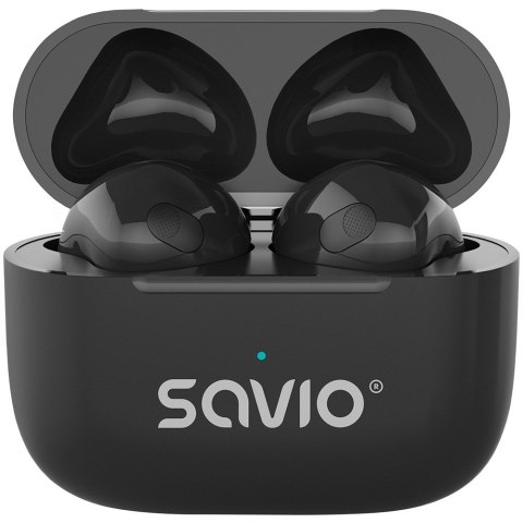 SAVIO SŁUCHAWKI BEZPRZEWODOWE BLUETOOTH TWS-02 PRO SAVIO SŁUCHAWKI BEZPRZEWODOWE BLUETOOTH TWS-02 PRO