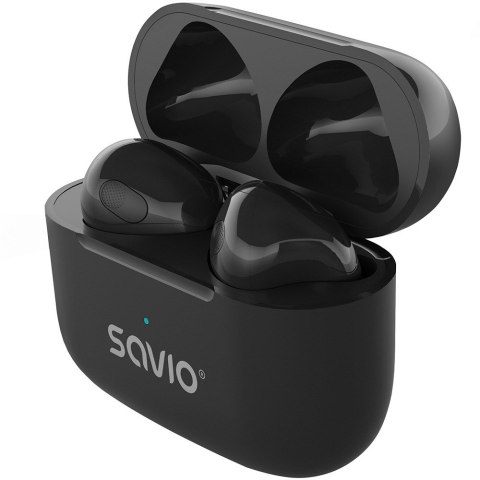 SAVIO SŁUCHAWKI BEZPRZEWODOWE BLUETOOTH TWS-02 PRO SAVIO SŁUCHAWKI BEZPRZEWODOWE BLUETOOTH TWS-02 PRO