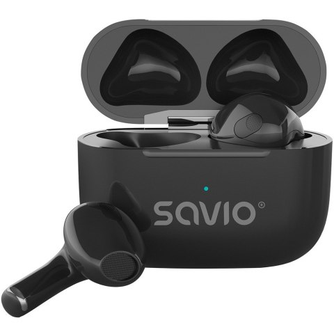 SAVIO SŁUCHAWKI BEZPRZEWODOWE BLUETOOTH TWS-02 PRO SAVIO SŁUCHAWKI BEZPRZEWODOWE BLUETOOTH TWS-02 PRO