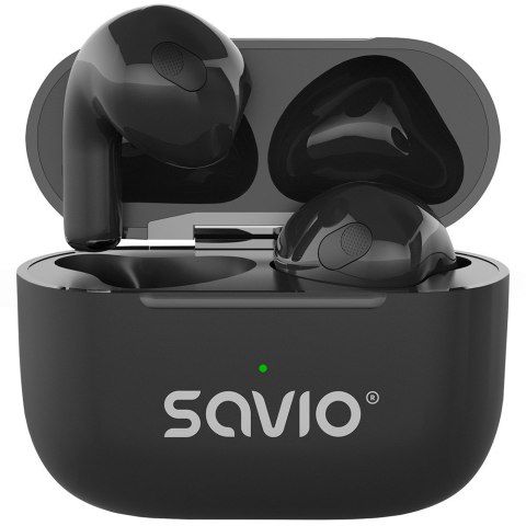 SAVIO SŁUCHAWKI BEZPRZEWODOWE BLUETOOTH TWS-02 PRO SAVIO SŁUCHAWKI BEZPRZEWODOWE BLUETOOTH TWS-02 PRO