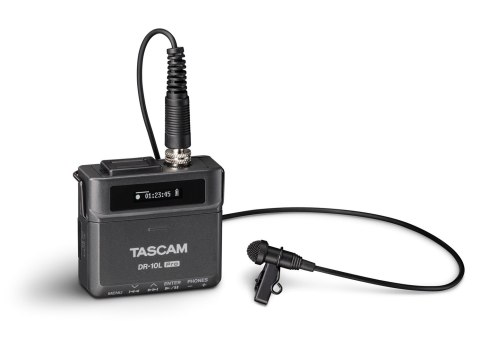 Tascam DR-10L Pro - cyfrowy rejestrator z mikrofonem krawatowym