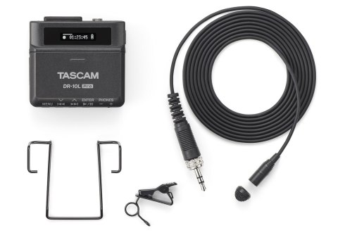 Tascam DR-10L Pro - cyfrowy rejestrator z mikrofonem krawatowym