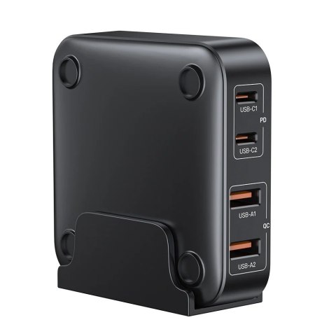 UNITEK ŁADOWARKA BIURKOWA GAN 70W 2XUSB-A 2XUSB-C UNITEK ŁADOWARKA BIURKOWA GAN 70W 2XUSB-A 2XUSB-C