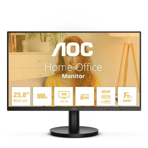 AOC 24B3CA2 monitor komputerowy 60,5 cm (23.8") 1920 x 1080 px Full HD LED Czarny AOC 24B3CA2 monitor komputerowy 60,5 cm (23.8") 1920 x 1080 px Full HD LED Czarny