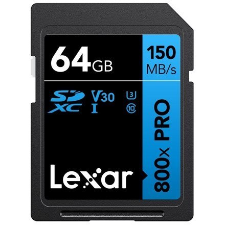 MEMORY SDXC 64GB UHS-I/LSD0800P064G-BNNNG LEXAR