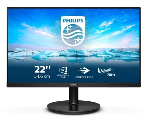 MONITOR PHILIPS LED 21,5" 222V8LA/00 MONITOR PHILIPS LED 21,5" 222V8LA/00