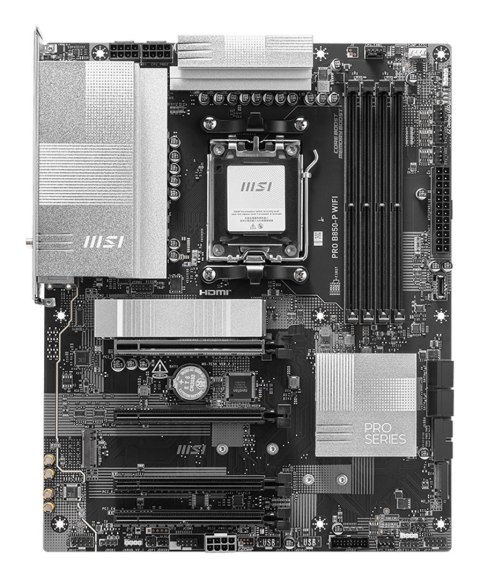 MSI PRO B850-P WIFI płyta główna AMD B850 Gniazdo AM5 ATX MSI PRO B850-P WIFI płyta główna AMD B850 Gniazdo AM5 ATX