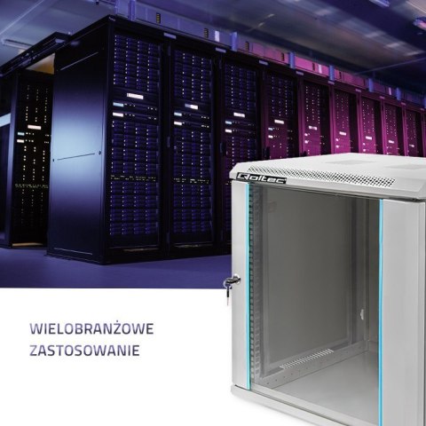 QOLTEC SZAFA RACK 19" | 12U | 600X635X600 QOLTEC SZAFA RACK 19" | 12U | 600X635X600