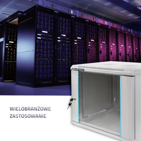 QOLTEC SZAFA RACK 19" | 9U | 600X500X450 QOLTEC SZAFA RACK 19" | 9U | 600X500X450