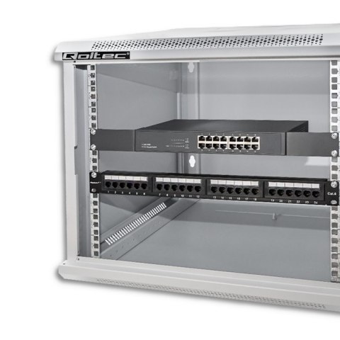 QOLTEC SZAFA RACK 19" | 9U | 600X500X450 QOLTEC SZAFA RACK 19" | 9U | 600X500X450