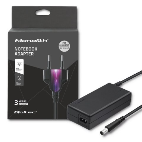 Qoltec 50084.90W adapter zasilający/ inwentor Wewnątrz Czarny