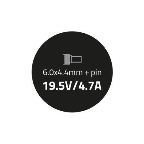 Qoltec 50088.90W adapter zasilający/ inwentor Wewnętrzna Czarny