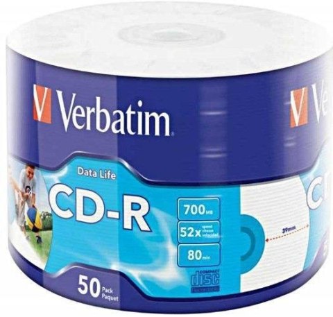 Verbatim 50x CD-R Printable 700 MB 50 szt. Verbatim 50x CD-R Printable 700 MB 50 szt.