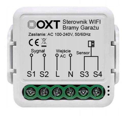 Moduł OXT z sensorem do bramy garażu WiFi TUYA Moduł OXT z sensorem do bramy garażu WiFi TUYA