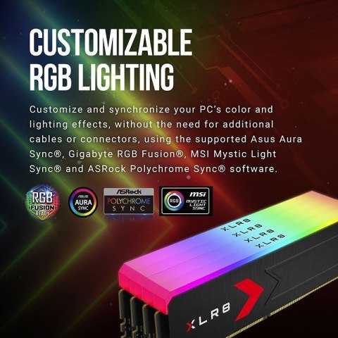 PNY MD32GK2D5600036XRGB moduł pamięci 32 GB 2 x 16 GB DDR5 PNY MD32GK2D5600036XRGB moduł pamięci 32 GB 2 x 16 GB DDR5