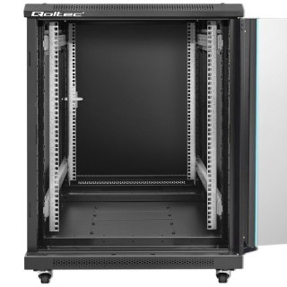 QOLTEC SZAFA RACK 19" | 15U | 600X855X600 | HARTOWANE DRZWI