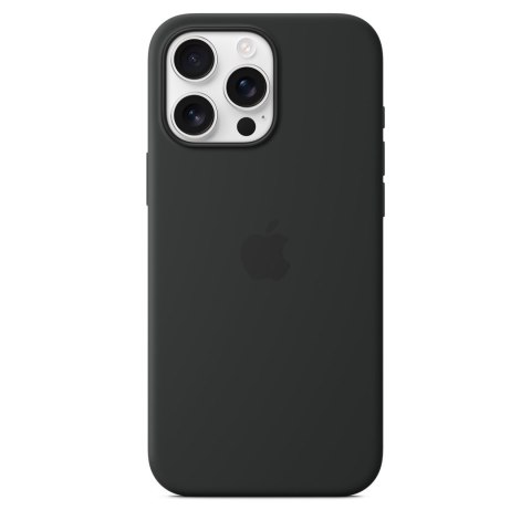 Silikonowe etui Apple iPhone 16 Pro Max z MagSafe - Czarne Silikonowe etui Apple iPhone 16 Pro Max z MagSafe - Czarne