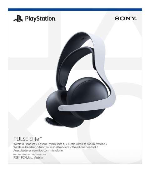 Sony PULSE Elite Zestaw słuchawkowy Bezprzewodowy Opaska na głowę Gaming Bluetooth Czarny, Biały Sony PULSE Elite Zestaw słuchawkowy Bezprzewodowy Opaska na głowę Gaming Bluetooth Czarny, Biały