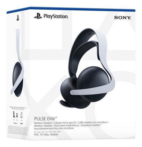 Sony PULSE Elite Zestaw słuchawkowy Bezprzewodowy Opaska na głowę Gaming Bluetooth Czarny, Biały Sony PULSE Elite Zestaw słuchawkowy Bezprzewodowy Opaska na głowę Gaming Bluetooth Czarny, Biały