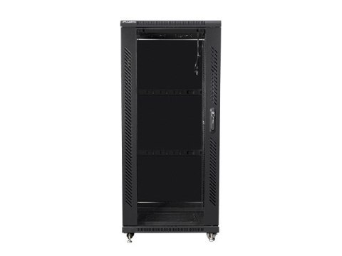 Szafa rack Lanberg FF01-6627-12B (27U; 19''; 1390mm / 600mm / 600 mm; stojąca; Szklane; 800 kg; kolor czarny) Szafa rack Lanberg FF01-6627-12B (27U; 19''; 1390mm / 600mm / 600 mm; stojąca; Szklane; 800 kg; kolor czarny)
