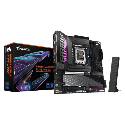 GIGABYTE B860M AORUS ELITE WIFI6E Intel B860 LGA 1851 (Socket V1) micro ATX GIGABYTE B860M AORUS ELITE WIFI6E Intel B860 LGA 1851 (Socket V1) micro ATX