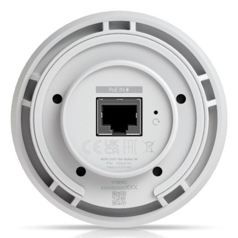Kamera Ubiquti UniFi G6 Bullet White (UVC-G6-BULLET-W) 8MP 3840 x 2160 (16:9) IP66 IK04 9,9W Kamera Ubiquti UniFi G6 Bullet White (UVC-G6-BULLET-W) 8MP 3840 x 2160 (16:9) IP66 IK04 9,9W