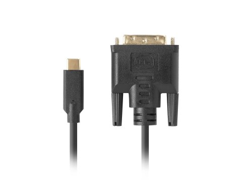 Lanberg CA-CMDV-10CU-0030-BK adapter kablowy 3 m USB Type-C DVI-D Czarny Lanberg CA-CMDV-10CU-0030-BK adapter kablowy 3 m USB Type-C DVI-D Czarny