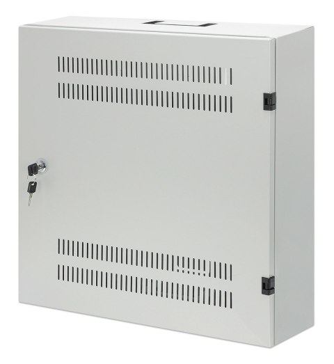 Niskoprofilowa szafa wisząca 4U + 2U Rack 19, szara Niskoprofilowa szafa wisząca 4U + 2U Rack 19, szara