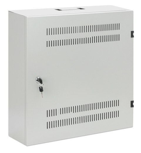 Niskoprofilowa szafa wisząca 4U + 2U Rack 19, szara Niskoprofilowa szafa wisząca 4U + 2U Rack 19, szara
