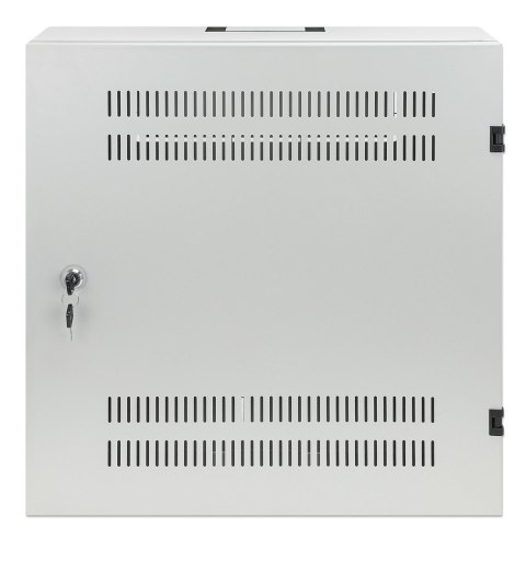 Niskoprofilowa szafa wisząca 4U + 2U Rack 19, szara Niskoprofilowa szafa wisząca 4U + 2U Rack 19, szara