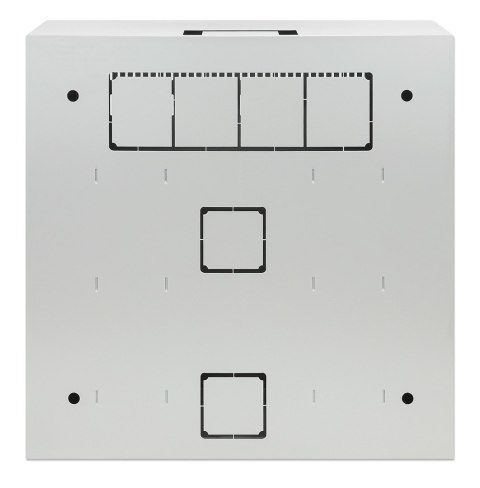 Niskoprofilowa szafa wisząca 4U + 2U Rack 19, szara Niskoprofilowa szafa wisząca 4U + 2U Rack 19, szara