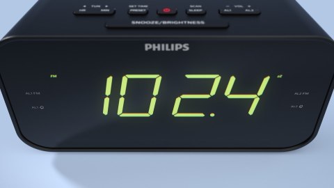 Philips TAR3306/12 budzik Cyfrowy budzik Czarny Philips TAR3306/12 budzik Cyfrowy budzik Czarny