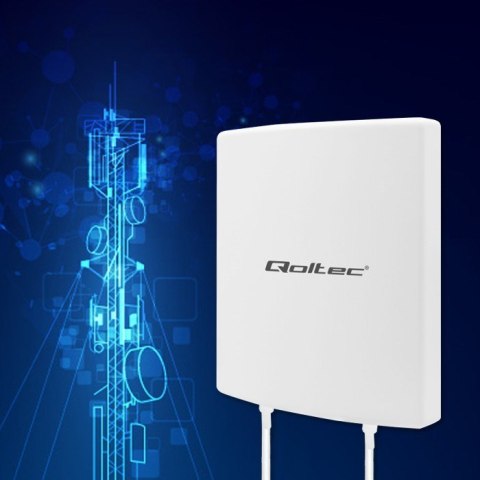 QOLTEC ANTENA 5G | 14DBI | ZEWNĘTRZNA QOLTEC ANTENA 5G | 14DBI | ZEWNĘTRZNA
