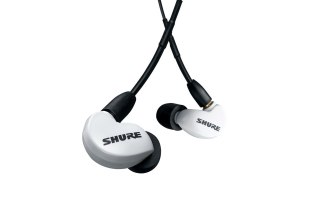 SE215DYWH+UNI-EFS - Słuchawki douszne AONIC215 z pojedynczym przetwornikiem i kablem 3.5mm (białe)