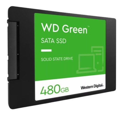 SSD SATA 2.5" 480GB SLC 6GB/S/GREEN WDS480G3G0A WDC SSD SATA 2.5" 480GB SLC 6GB/S/GREEN WDS480G3G0A WDC