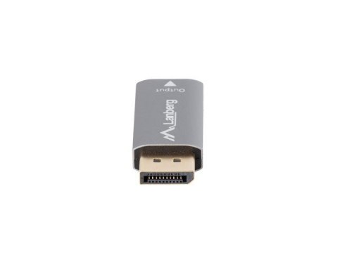 ADAPTER DISPLAYPORT(M)->HDMI(F) 8K SREBRNY LANBERG ADAPTER DISPLAYPORT(M)->HDMI(F) 8K SREBRNY LANBERG