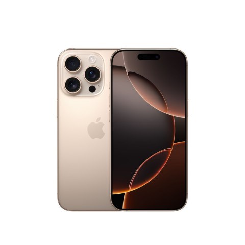 Apple iPhone 16 Pro 16 cm (6.3") Dual SIM iOS 18 5G USB Type-C 256 GB Piaskowy