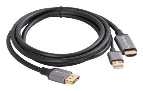 KABEL HDMI(M)->DISPLAYPORT(M) 1.8M 4K CZARNY LANBERG KABEL HDMI(M)->DISPLAYPORT(M) 1.8M 4K CZARNY LANBERG