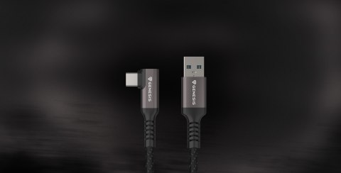 KABEL USB-C(M)->USB-A(M) 3.2 GEN 1 5M 5GB/S PD15W VR CZARNY GENESIS
